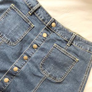 Denim Mini Skirt